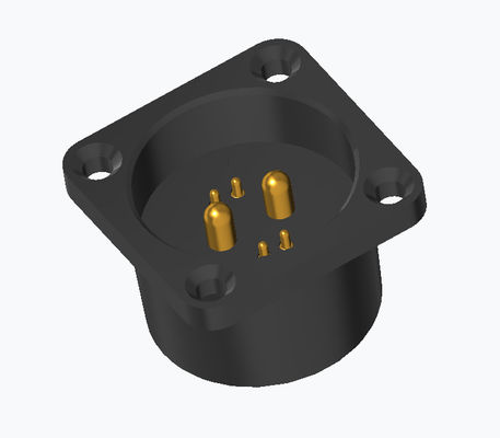 Customized Solder Cup Connector Spring Loaded 6 Pin Pogo Connector
