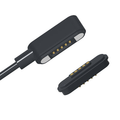 5Pin Custom Rectangle Male And Female Magnetic Cable Connector On Electronic Product